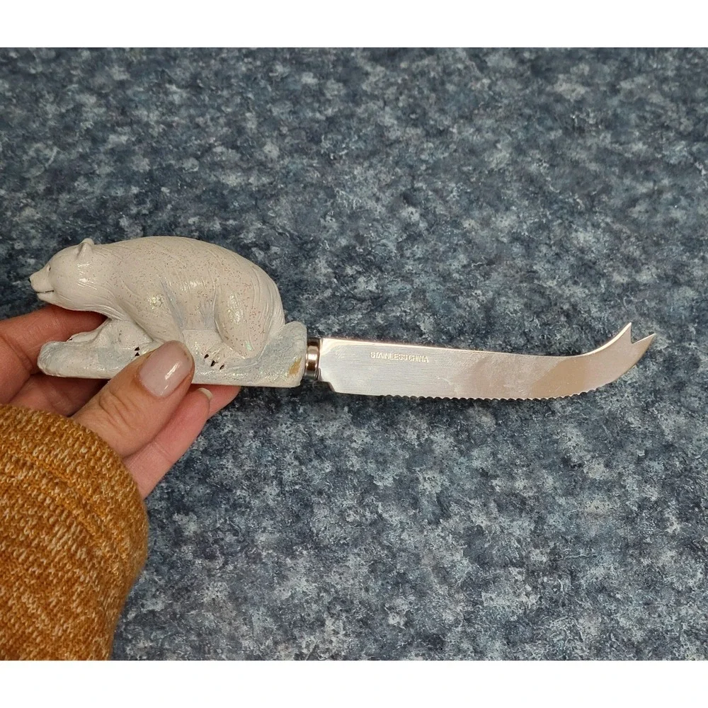 Pfaltzgraff Winter Frost Collection Polar Bear Cheese‎ Spreader